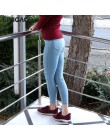BIVIGAOS podstawowe Skinny damskie dżinsy kostki ołówkowe spodnie Slim elastyczne spodnie jeansowe Jean legginsy kobiece dżinsy 