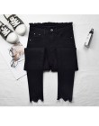2019 kobiety dżinsy wysokiej elastycznej Jeansy ze streczem kobiet myte Denim Skinny kobiet kostki ołówkowe spodnie Stretch Stre