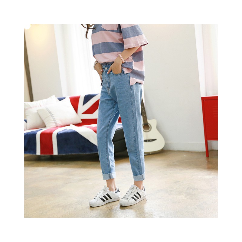 Landmark thumb Spain Wysyłka z rosji Harem spodnie w stylu Vintage wysoka talia Jeans nowe  spodnie damskie spodnie spodnie do kostek luźne kowbojskie - Sklep  internetowy - underwoman.pl