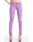 Kobiety dżinsy bawełniane ołówek legginsy Skinny dżinsy połowie talii kobieta Slim Fit kobieta pełna długość cukierki kolor