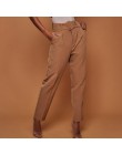 Na co dzień spodnie wysokiej talii jesień popędzający proste nogawki spodnie damski garnitur oficjalny spodnie damskie spodnie