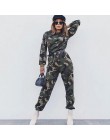2019 moda łańcuch wojskowe armii kamuflażu spodnie kobiet czarny wysoka talia luźne spodnie kamuflażowe spodnie Street spodnie d