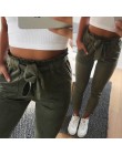 Nowy 2019 moda zima kobiety suede spodni spodnie w stylu panie skórzane spodnie kobiece spodnie na co dzień ołówek spodnie wysok