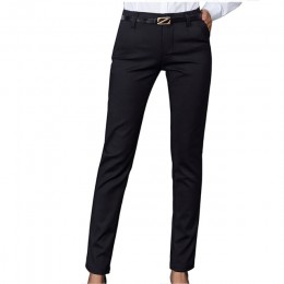 Kobiety ołówek spodnie 2019 jesień wysoka talia panie biurowe spodnie na co dzień kobiet szczupła Bodycon spodnie elastyczne spo