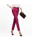 Wmwmnu kobiety spodnie pracy nosić na co dzień wiosna czarny ołówek spodnie Plus rozmiar 4XL kobiet obcisłe spodnie elastyczne P