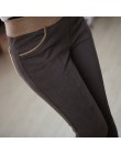 Plus rozmiar S-4XL kobiety ołówek spodnie wysoka talia Skinny czarne grube aksamitne ciepłe zimowe legginsy Jeggings leginsy Fem