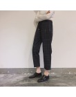 HENGSONG 2018 Harajuku kratę spodnie w pasie dziewczyny w pasie spodnie Bodycon moda koreański dziewięć spodnie Pantalon Femme