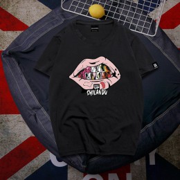 Parodia Harajuku biały kobiet T-shirt 2019 T lato nowość koszulkę Femme życie jest nudne listy wydrukuj mężczyźni Tshirt 7 kolor