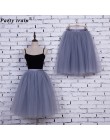 6 warstw 65 cm moda spódnica tiulowa plisowane spódniczki tutu kobiet Lolita halka druhna Vintage spódnica trzy czwarte jupiter 