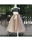 6 warstw 65 cm moda spódnica tiulowa plisowane spódniczki tutu kobiet Lolita halka druhna Vintage spódnica trzy czwarte jupiter 