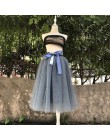 6 warstw 65 cm moda spódnica tiulowa plisowane spódniczki tutu kobiet Lolita halka druhna Vintage spódnica trzy czwarte jupiter 