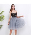 5 warstw 60 cm księżniczka Midi Tulle spódnica plisowana taniec spódnice Tutu kobiet Lolita halka jupiter Saia faldas Denim Part