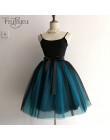 Gothic 5 warstw 65 cm Mix kolorów Tutu Tulle spódnica kobiety Streetwear wysokiej talii plisowane spódnice midi spudniczki jupit