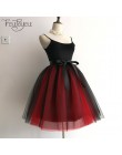 Gothic 5 warstw 65 cm Mix kolorów Tutu Tulle spódnica kobiety Streetwear wysokiej talii plisowane spódnice midi spudniczki jupit