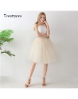 Gothic 5 warstw 65 cm Mix kolorów Tutu Tulle spódnica kobiety Streetwear wysokiej talii plisowane spódnice midi spudniczki jupit