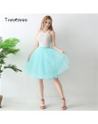 Gothic 5 warstw 65 cm Mix kolorów Tutu Tulle spódnica kobiety Streetwear wysokiej talii plisowane spódnice midi spudniczki jupit