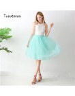 Gothic 5 warstw 65 cm Mix kolorów Tutu Tulle spódnica kobiety Streetwear wysokiej talii plisowane spódnice midi spudniczki jupit