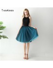 Gothic 5 warstw 65 cm Mix kolorów Tutu Tulle spódnica kobiety Streetwear wysokiej talii plisowane spódnice midi spudniczki jupit