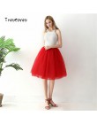 Gothic 5 warstw 65 cm Mix kolorów Tutu Tulle spódnica kobiety Streetwear wysokiej talii plisowane spódnice midi spudniczki jupit