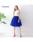 Gothic 5 warstw 65 cm Mix kolorów Tutu Tulle spódnica kobiety Streetwear wysokiej talii plisowane spódnice midi spudniczki jupit