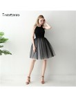 Gothic 5 warstw 65 cm Mix kolorów Tutu Tulle spódnica kobiety Streetwear wysokiej talii plisowane spódnice midi spudniczki jupit