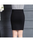 2019 nowych kobiet spódnica praca moda Stretch Slim wysoka talia spódnica ołówkowa Bodycon Sexy Mini urząd pracy spódnica darmow