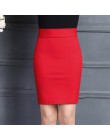 2019 nowych kobiet spódnica praca moda Stretch Slim wysoka talia spódnica ołówkowa Bodycon Sexy Mini urząd pracy spódnica darmow