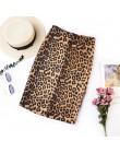 2019 lato retro leopard drukuj biuro spódnica wysokiej talii szczupła koreańska wersja nowego elastyczne damskie na co dzień sek