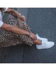 Simplee w stylu Vintage leopard print plisowana spódnica kobiety punk rock koreański spódnica streetwear sznurek elastyczny pas 