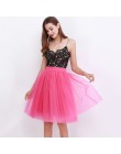 5 warstw 60 cm Midi Tulle spódnica księżniczka kobiet dorosłych Tutu moda odzież Faldas Saia Femininas jupiter lato w stylu