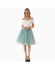 5 warstw 60 cm Midi Tulle spódnica księżniczka kobiet dorosłych Tutu moda odzież Faldas Saia Femininas jupiter lato w stylu