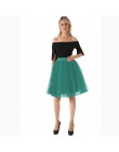 5 warstw 60 cm Midi Tulle spódnica księżniczka kobiet dorosłych Tutu moda odzież Faldas Saia Femininas jupiter lato w stylu