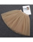 5 warstw 60 cm Midi Tulle spódnica księżniczka kobiet dorosłych Tutu moda odzież Faldas Saia Femininas jupiter lato w stylu