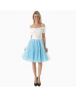 5 warstw 60 cm Midi Tulle spódnica księżniczka kobiet dorosłych Tutu moda odzież Faldas Saia Femininas jupiter lato w stylu