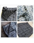 Sheinside Plaid postrzępiony wykończenia Tweed Bodycon Mini spódnica dla kobiet wysoka talia Multicolor jesień panie eleganckie 