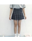 2017 nowa wiosna wysokiej talii piłka plisowana Plaid-line sailor spódnice Harajuku Tutu spódnica duży rozmiar japoński mundurek