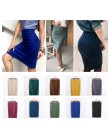 Kobiety Midi spódnice zamszowe stałe 7 kolory spódnica ołówkowa kobieta jesień zima wysoka talia Bodycon Vintage Suede podziel r