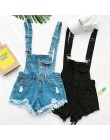 2018 Hot Vogue kobiety odzież Denim Playsuits bawełniany pasek pajacyki szorty luźne dorywczo kombinezony szorty pajacyki kobiet