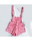 2018 Hot Vogue kobiety odzież Denim Playsuits bawełniany pasek pajacyki szorty luźne dorywczo kombinezony szorty pajacyki kobiet