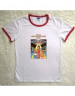 Hillbilly Harajuku koszulki damskie 80 s 90 s miejmy wywołać Exorcist śmieszne gorąca sprzedaż koszulki z krótkim rękawem czerwo