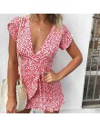 Kwiatowy Print szyfonowa Playsuit kobiety lato Sexy Halter bez rękawów kobiet panie Boho pajacyki kombinezon kobiety plaża Party