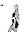 Kliou 2019 nowy playsuit kobiety fitness body lato bez rękawów w paski patchwork odzież sportowa moda stroje pajacyki kombinezon