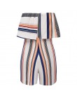 TIGENA 2019 lato Sexy bez ramiączek Playsuit kobiety w paski Body kobiece szorty kombinezon krótki pajacyki Body kobiety kombine