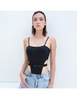 Weekeep Sexy czarnym paskiem kostium kąpielowy z wycięciami kobiety Backless Bodycon Romper kobiety 2018 lato Combinaison Femme 