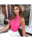 Hugcitar bez rękawów neon zielony solidna sexy body 2019 lato kobiety moda bodycon streetwear, na co dzień, na co dzień, kobiece