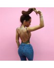 Kryptograficznych Backless pasek bawełna kobiet body sexy body teddy bodycon pajacyki kobiet kombinezon 2018 body hot kombinezon