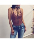 Kobiety Sexy Mesh body trykot bandaż Skinny kombinezon Party Romper klubowa gorąca czarny różowy czerwony lato plaża kobiet body