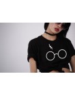 2018 Harajuku błyskawica okulary koszulka koszula plus size Tee wysokiej jakości ekran druku Super miękkie unisex Cute para kosz