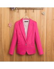 W kolorze cukierków kobiet garnitur długie rękawy płaszcz 2018 nowy modna kurtka Blazer femme pokryte w paski jeden przycisk Bla