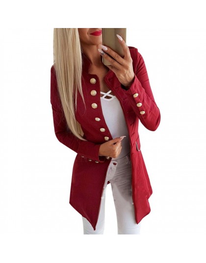 LASPERAL kobiety jesień Slim Fit Smart Casual Blazer długie rękawy biuro w stylu Vintage Gothic Plus Size panie kurtka jesień pł